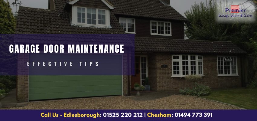 Four Effective Tips for Garage Door Maintenance
